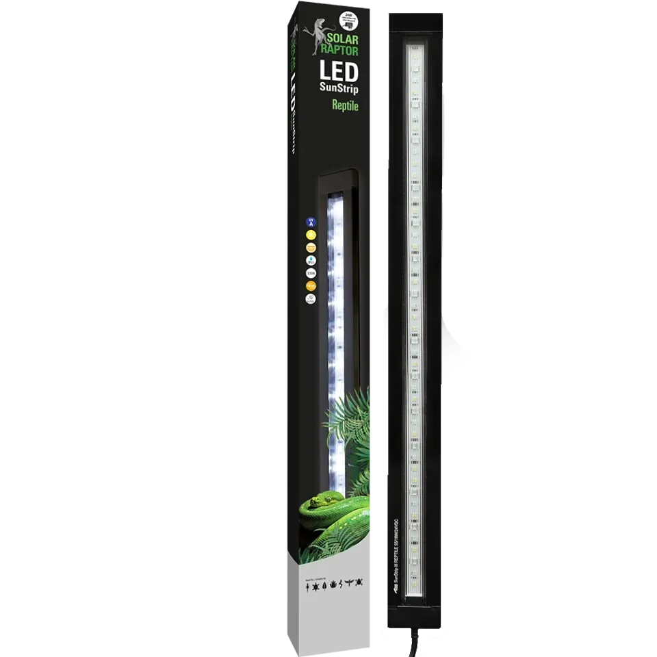 Econlux Solar Raptor SunStrip III 35 Reptile LED Black Bundle