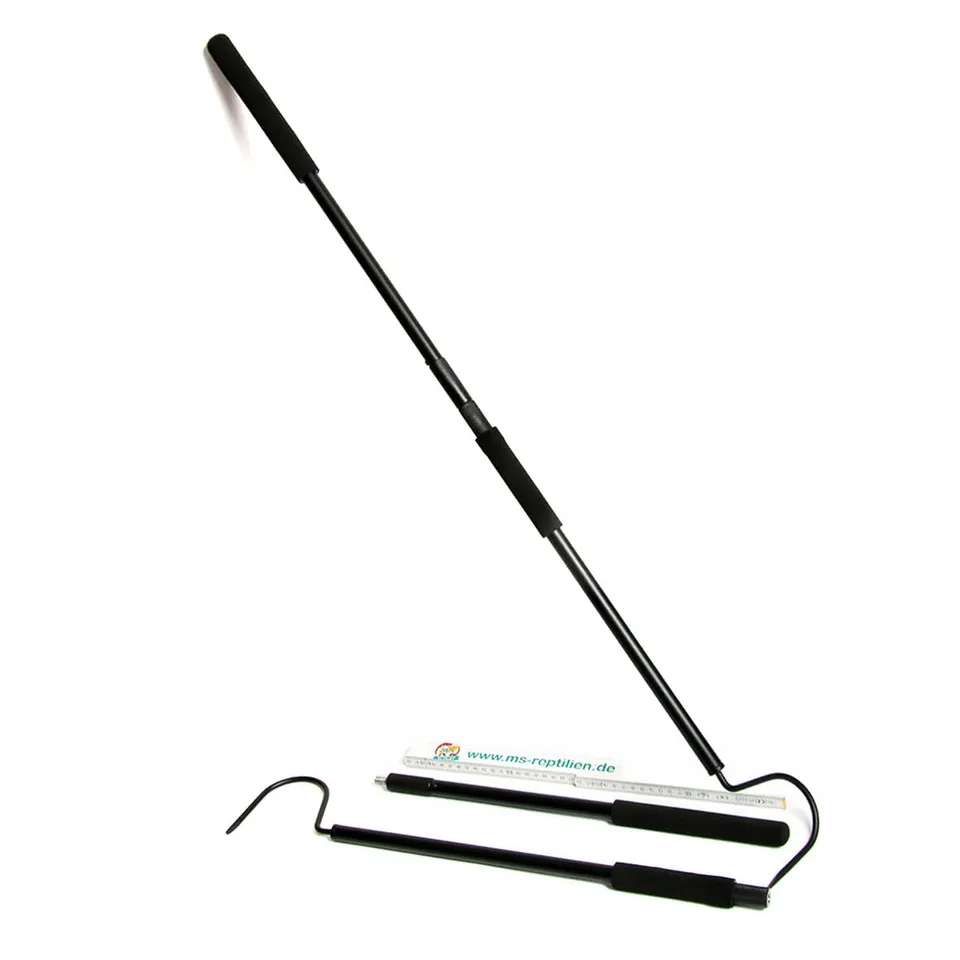 M&S Reptilien Schlangenhaken 2in1 100cm zerlegbar Softgriff