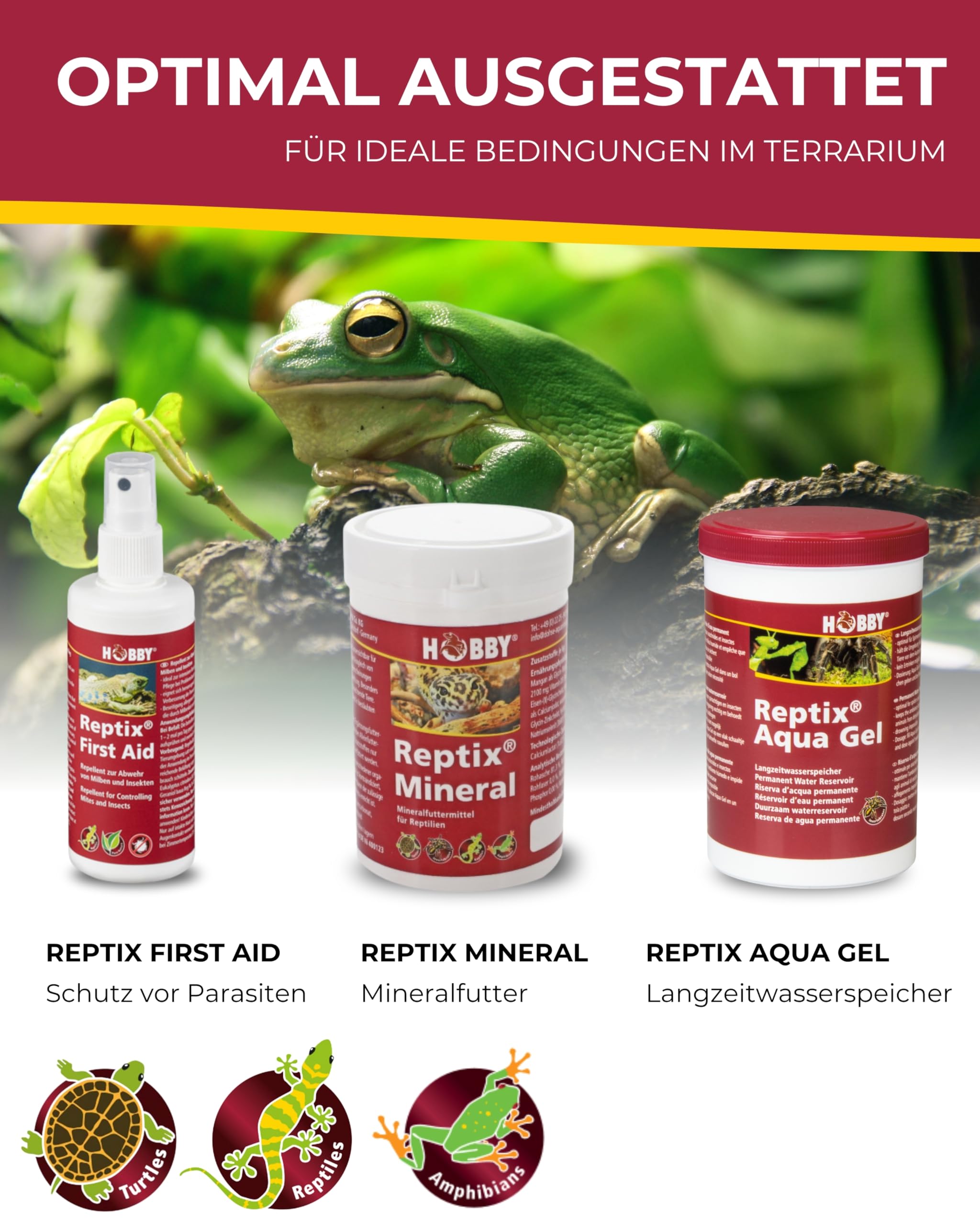 Hobby Reptix Aqua Gel Wasserspeicher 1000 ml sicher