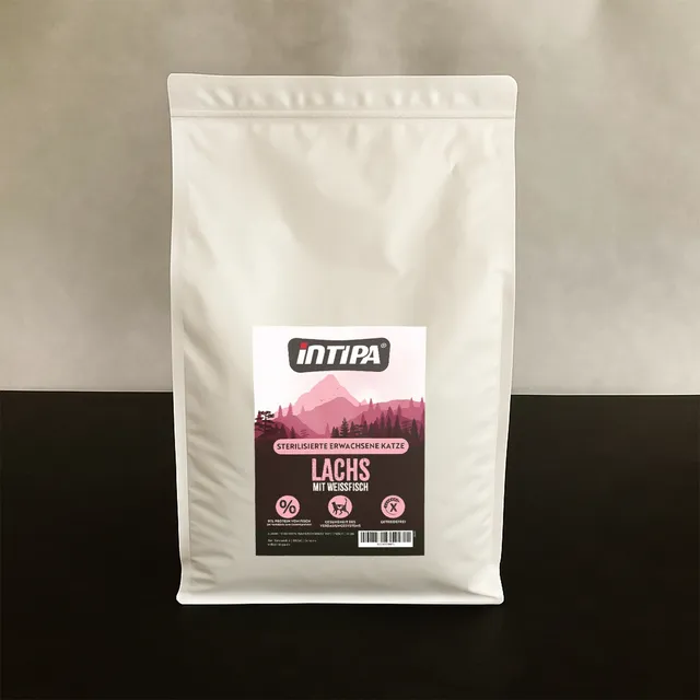intipa CAT Lachs mit Weißfisch Katzenfutter trocken 5 kg