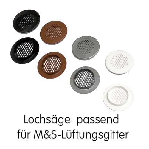 M&S Reptilien Lochsäge 35 mm für Lüftungsgitter Terrarium