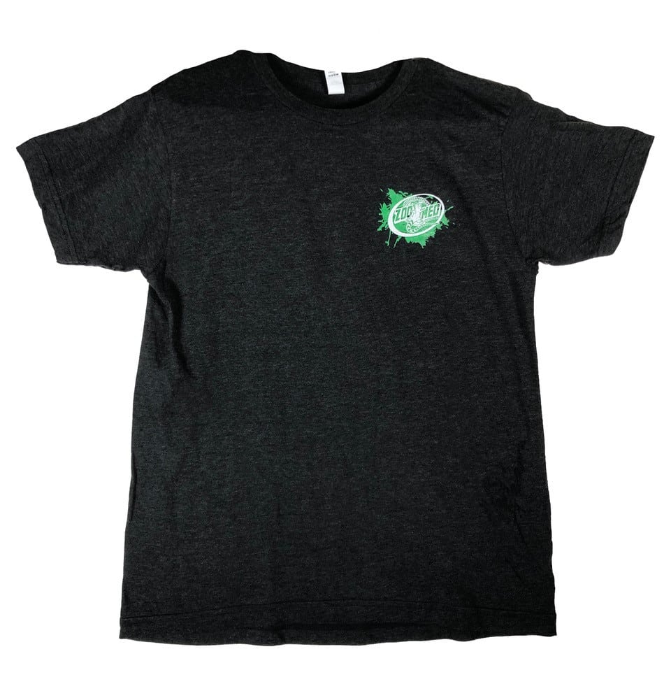 Zoo Med Lizard Logo T-Shirt Herren Schwarz Baumwolle