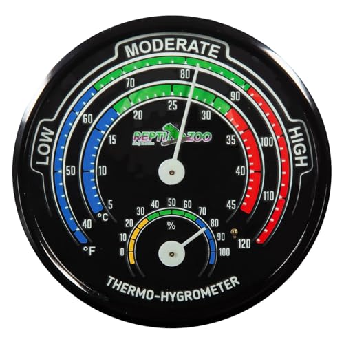 ReptiZoo Thermo-Hygrometer RHT04 mechanisch nachtleuchtend