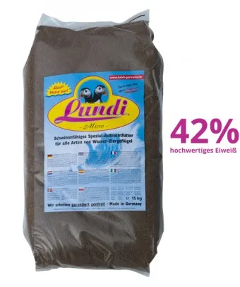 Lundi Wassergeflügel Micro 45 Pellet 2 mm 15 kg