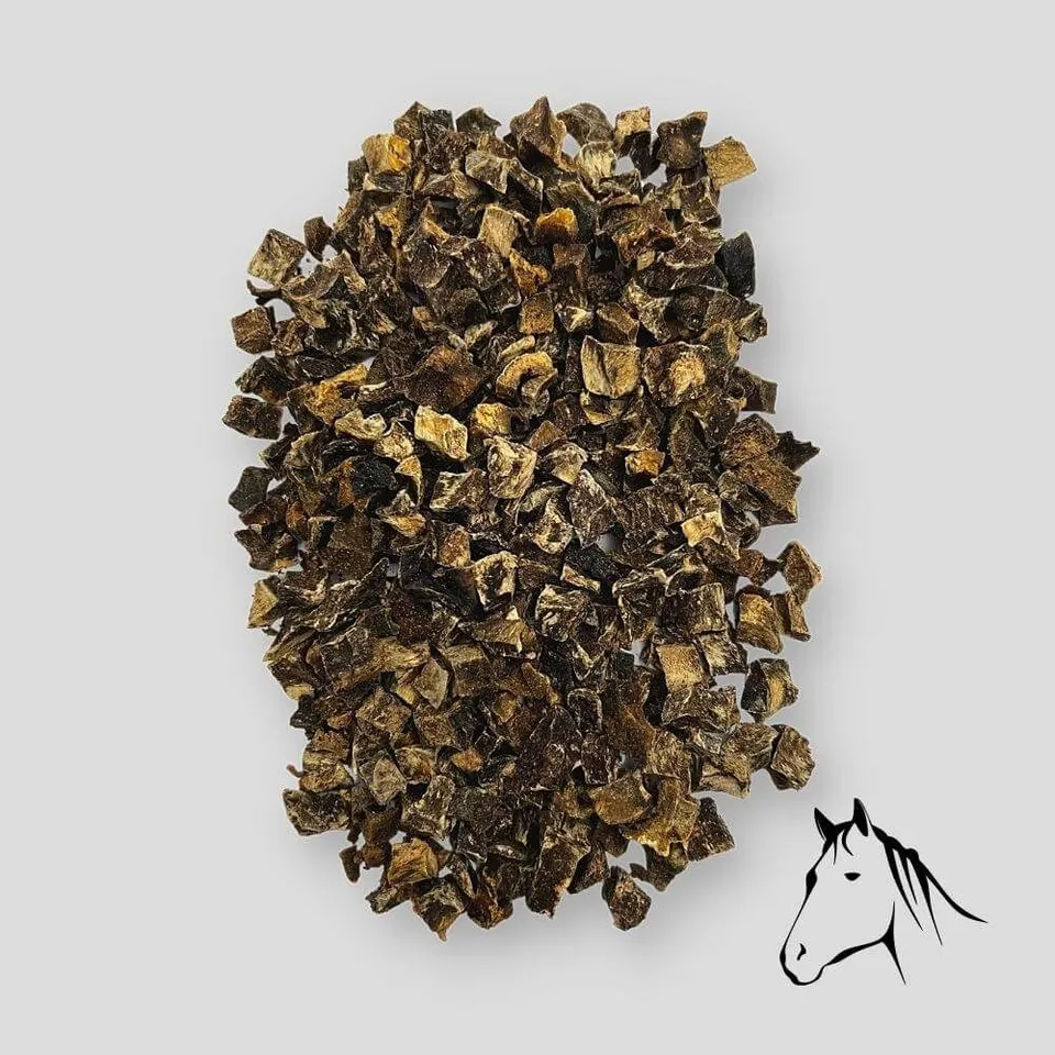 Snackbrocken Pferdeherz Hundesnack 200 g proteinreich