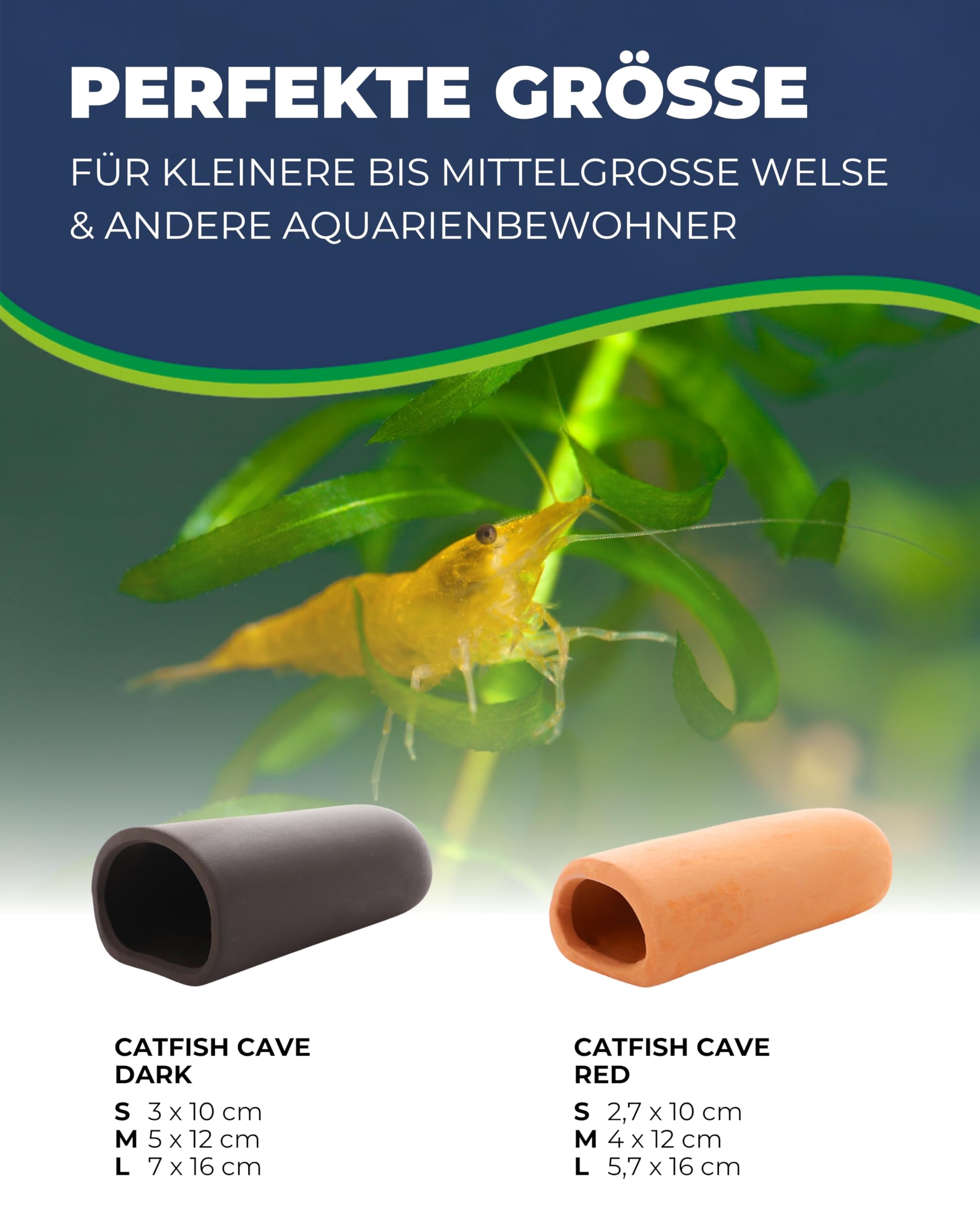 Hobby Catfish Cave S Welshöhle 2,7x10cm Ton