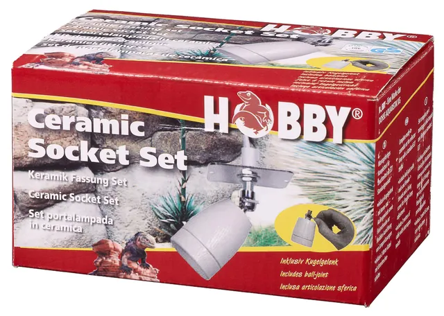 Hobby Ceramic Socket Set 37065 Lampenfassung E27 Kugelgelenk