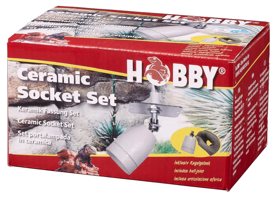 Hobby Ceramic Socket Set 37065 Lampenfassung E27 Kugelgelenk