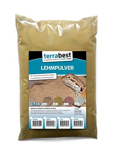 Terrabest Lehmpulver gelb Terrariensand 2,5 kg
