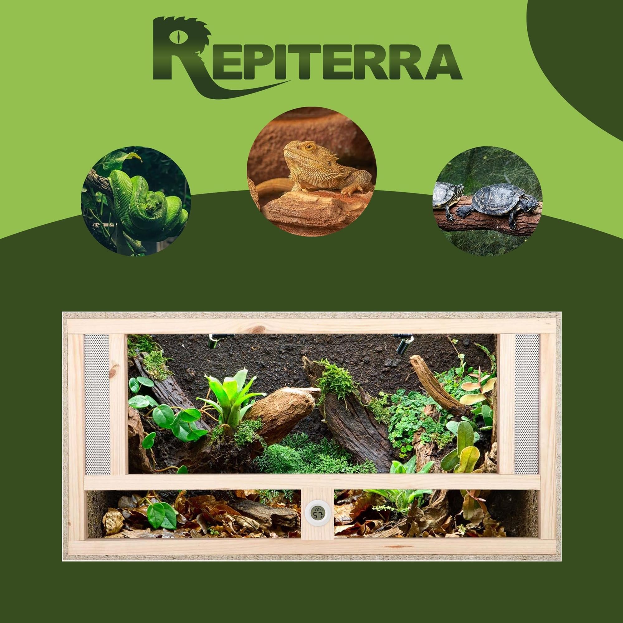 Repiterra Terrarium Frontbelüftung 80x40x40 cm Holzterrarium