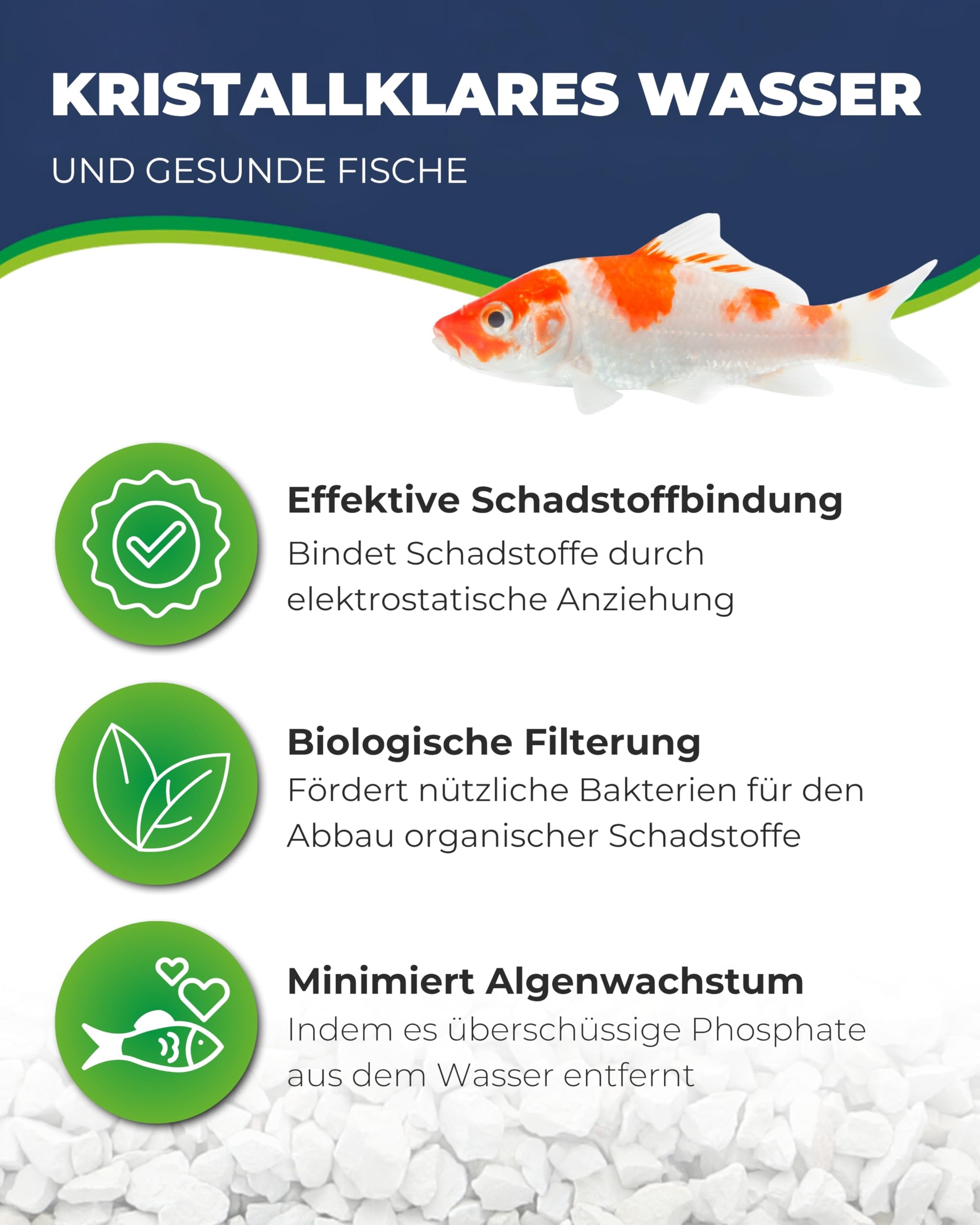 Hobby Zeolith Filtermaterial Gartenteich 10 kg porös