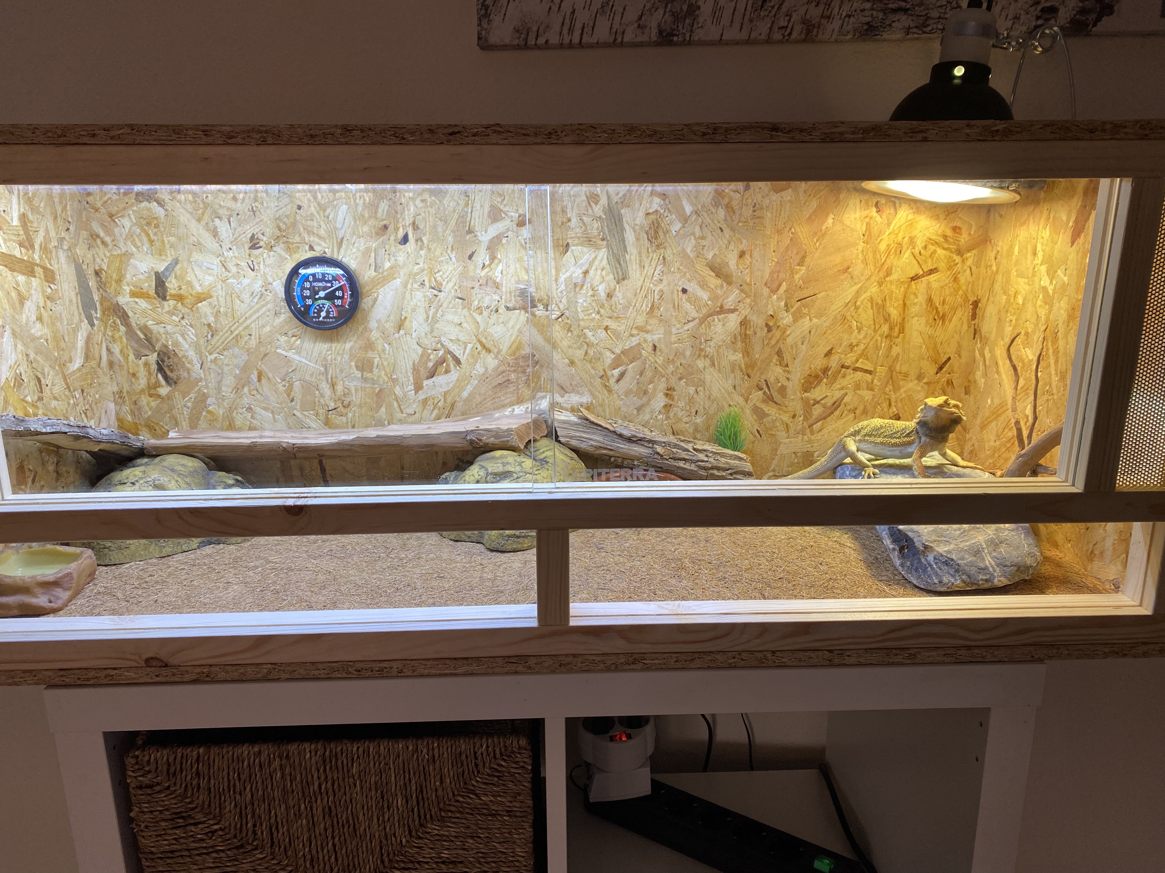 Repiterra Holzterrarium Frontbelüftung 100x40x40 cm OSB