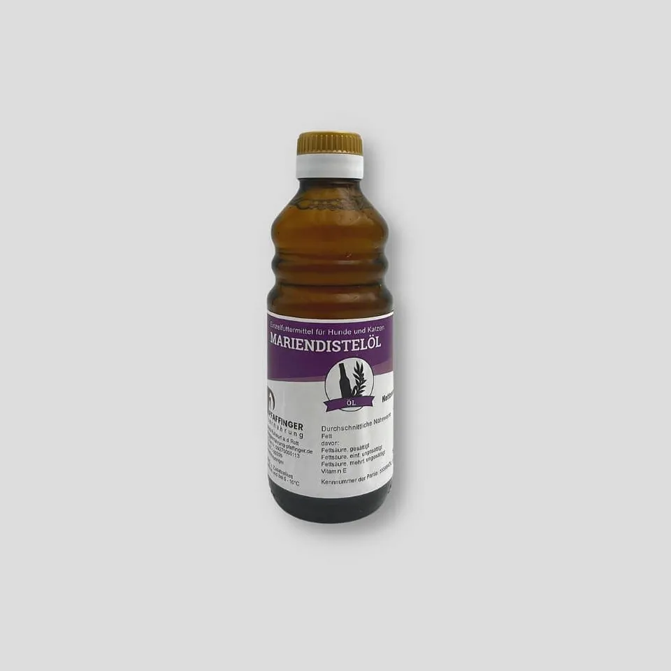 Mariendistelöl Futteröl 250 ml für Hund und Pferd