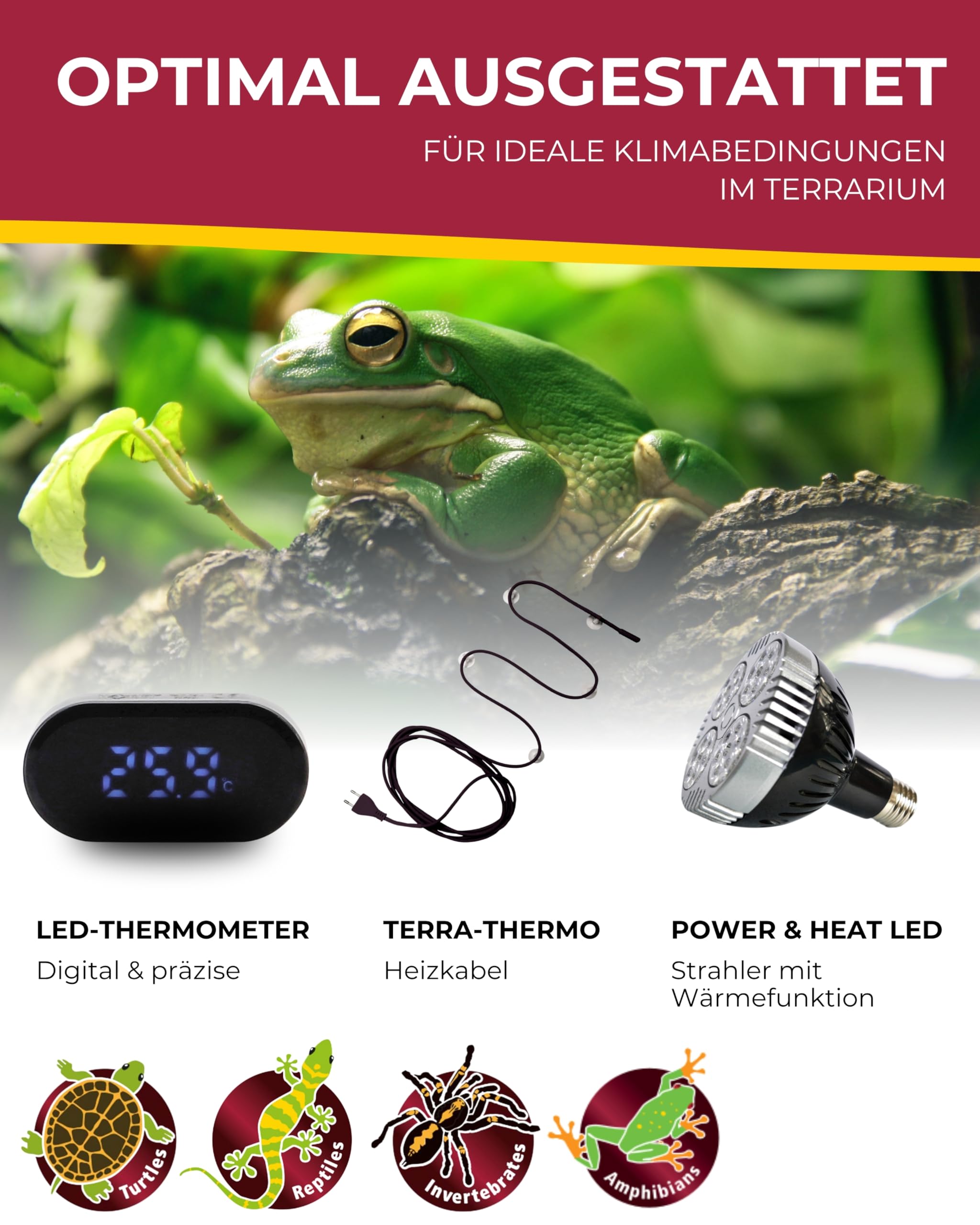 Hobby LED Thermometer digitales Thermometer mit Alarm