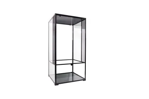ReptiZoo Glas-Terrarium 61x61x122 RK242448 hoch Belüftung
