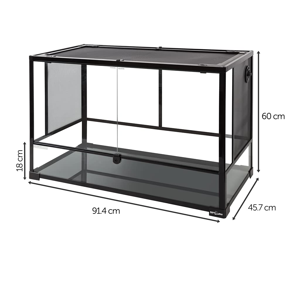 REPTI ZOO Terrarium 91,4x45,7x60 cm Glas