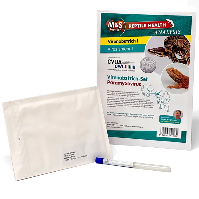 M&S Reptilien Virenabstrichset Paramyxovirus PCR-Test