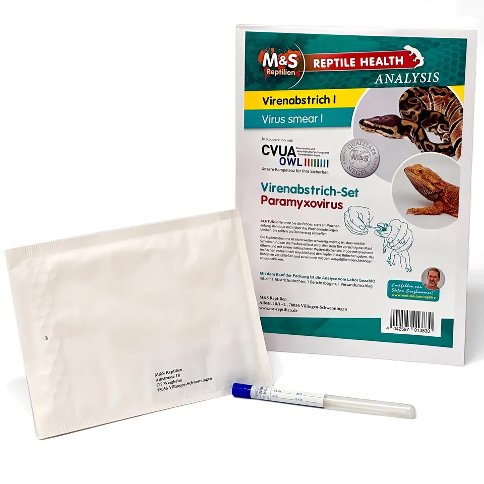 M&S Reptilien Virenabstrichset Paramyxovirus PCR-Test