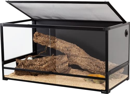 REPTI ZOO Easy-Build NRK0127 Glasterrarium 120x60x60 cm schwarz