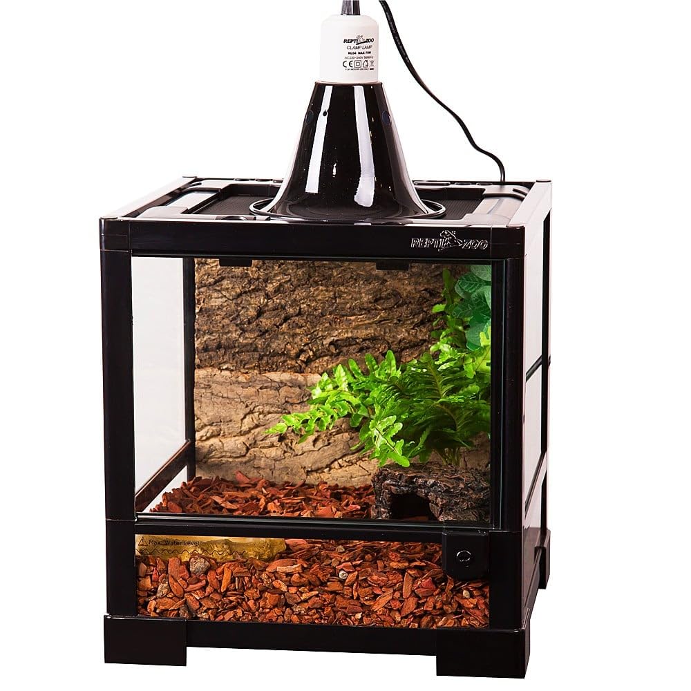 Repti Zoo RK0101S Glas Terrarium 30x30x32 Schwenktür