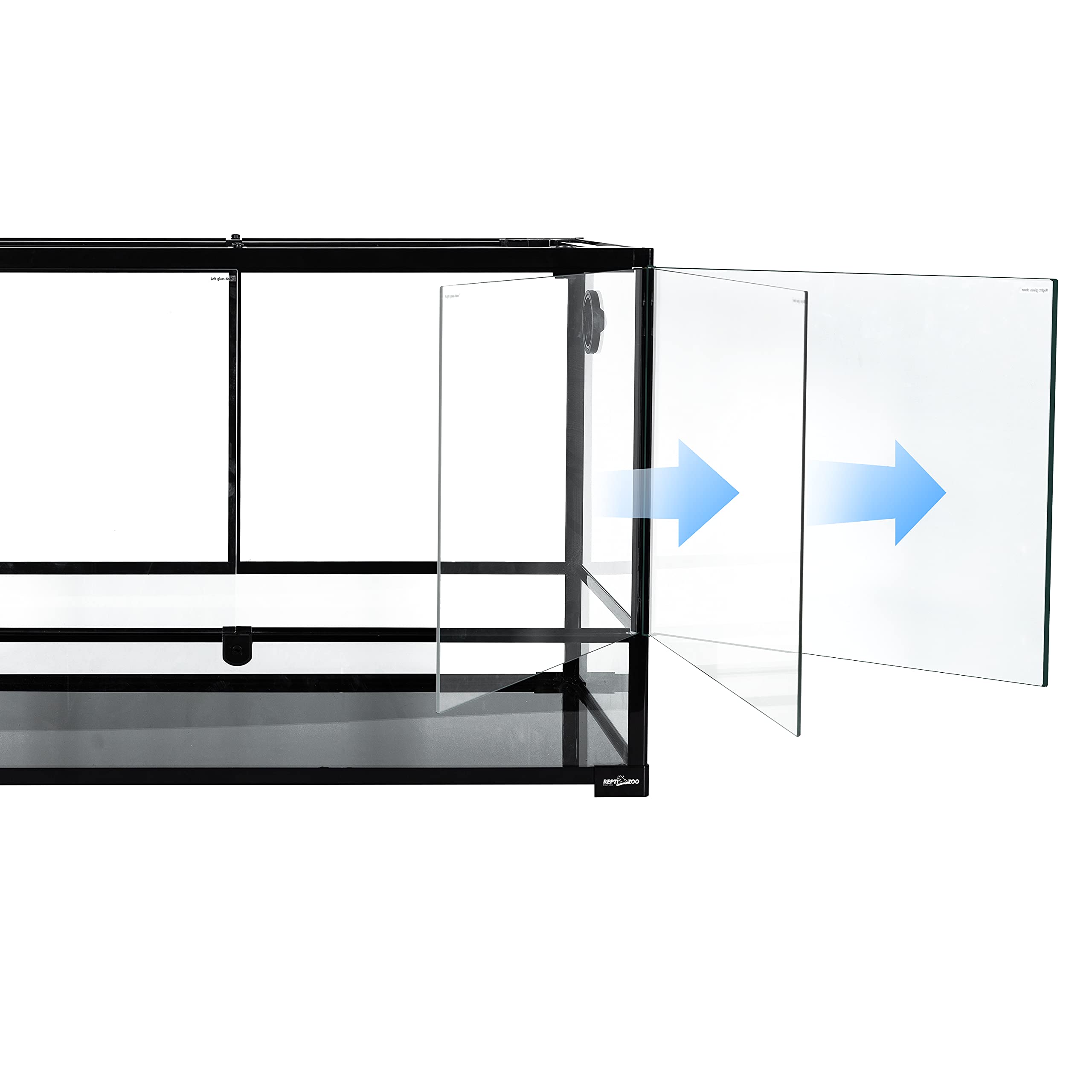 ReptiZoo Glasterrarium 90x45x60 cm mit Schwenktür