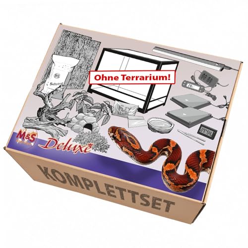 M&S Reptilien Komplettset Deluxe Natter Zubehör-Set ohne Terrarium