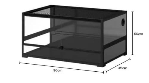 ReptiZoo NRK906045 Glasterrarium 90x60x45 cm Easy-Build
