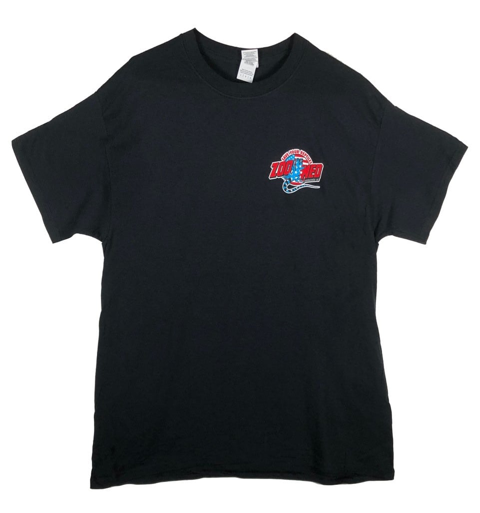 Zoo Med USA Logo T-Shirt Herren schwarz
