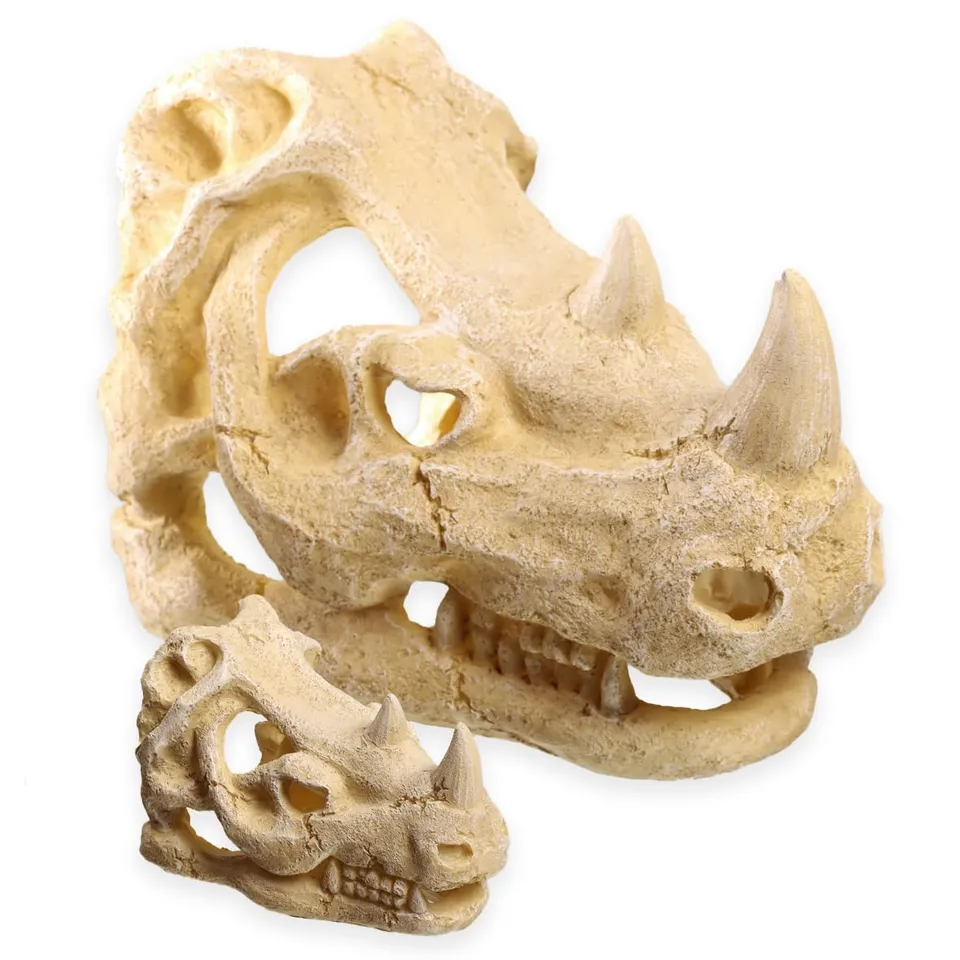 ReptiZoo ERS35 Nashornschädel Versteck M 17,5 cm