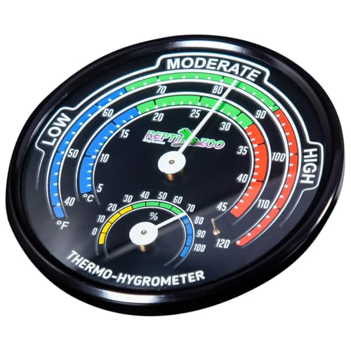 ReptiZoo Thermo-Hygrometer RHT04 mechanisch nachtleuchtend