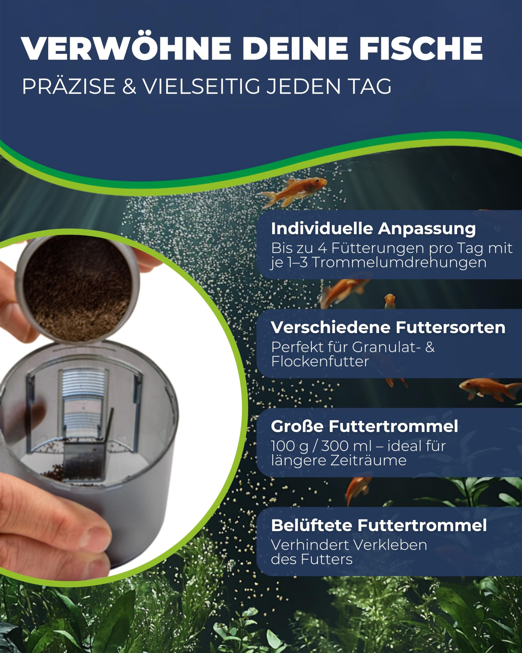 Hobby Easy Feeder Futterautomat 100 g programmierbar