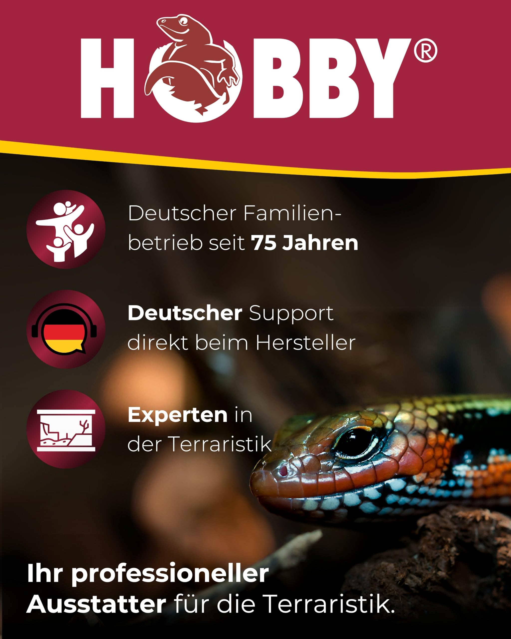 Hobby Clamp Lamp Leuchte 21 cm E27 Terrarium Klemme
