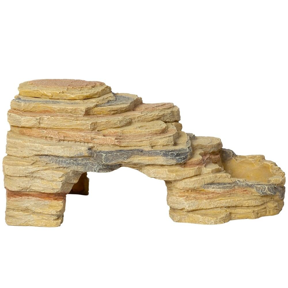 ReptiZoo Hideout Unterschlupf ERS42 3in1 19,5cm lehmgelb