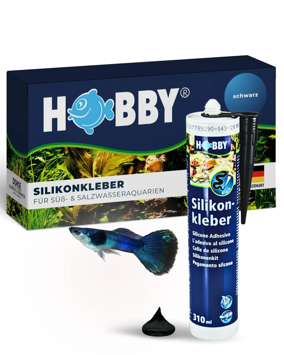 Hobby Aquaristik Silikonkleber Aquarium-Silikon 310 ml schwarz