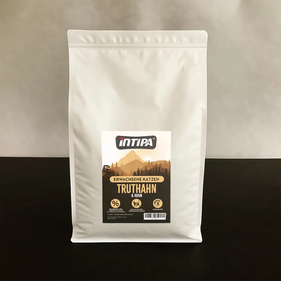 intipa CAT Truthahn und Huhn Trockenfutter 5 kg
