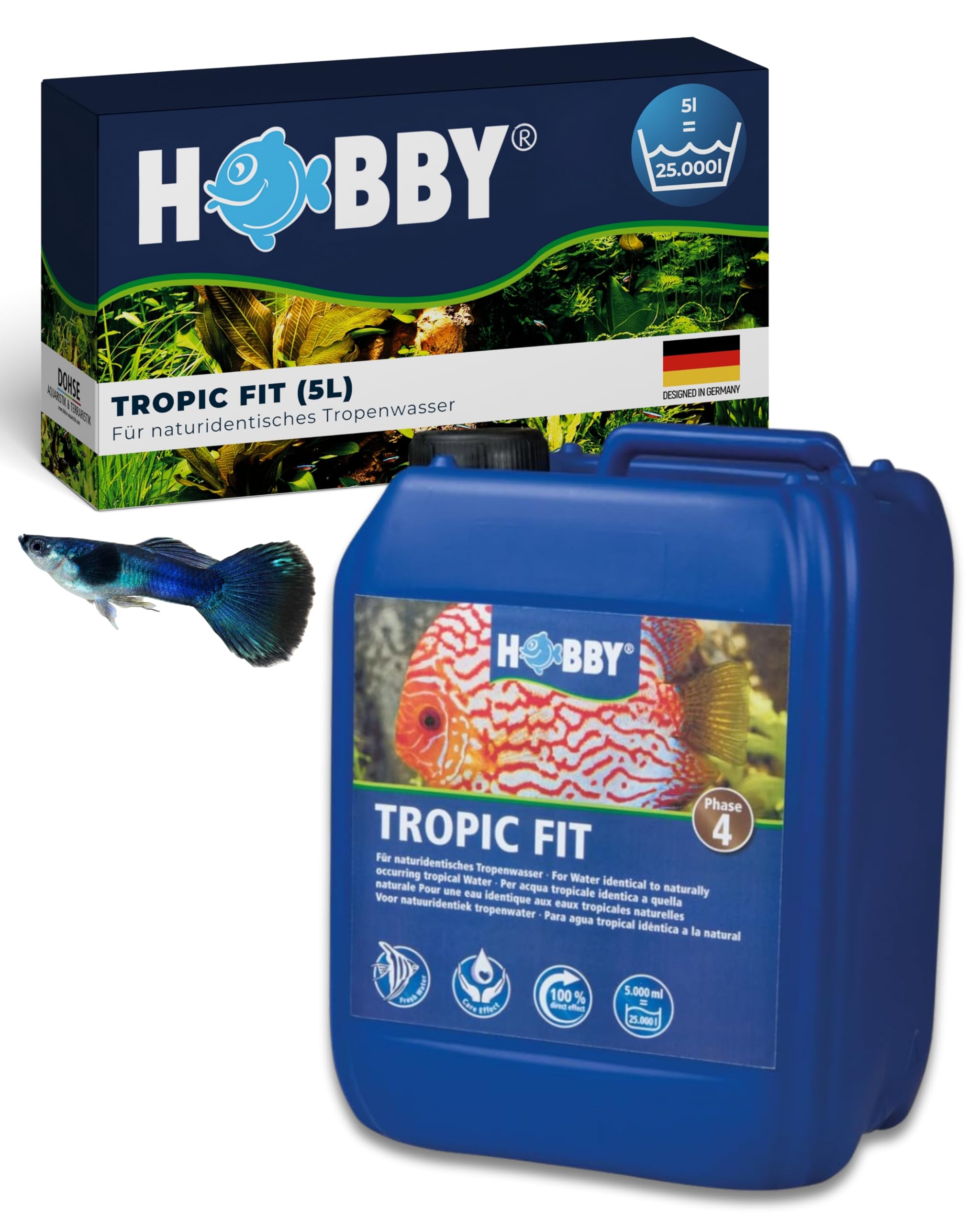 Hobby Tropic Fit Wasseraufbereiter 500 ml Schwarzwasser