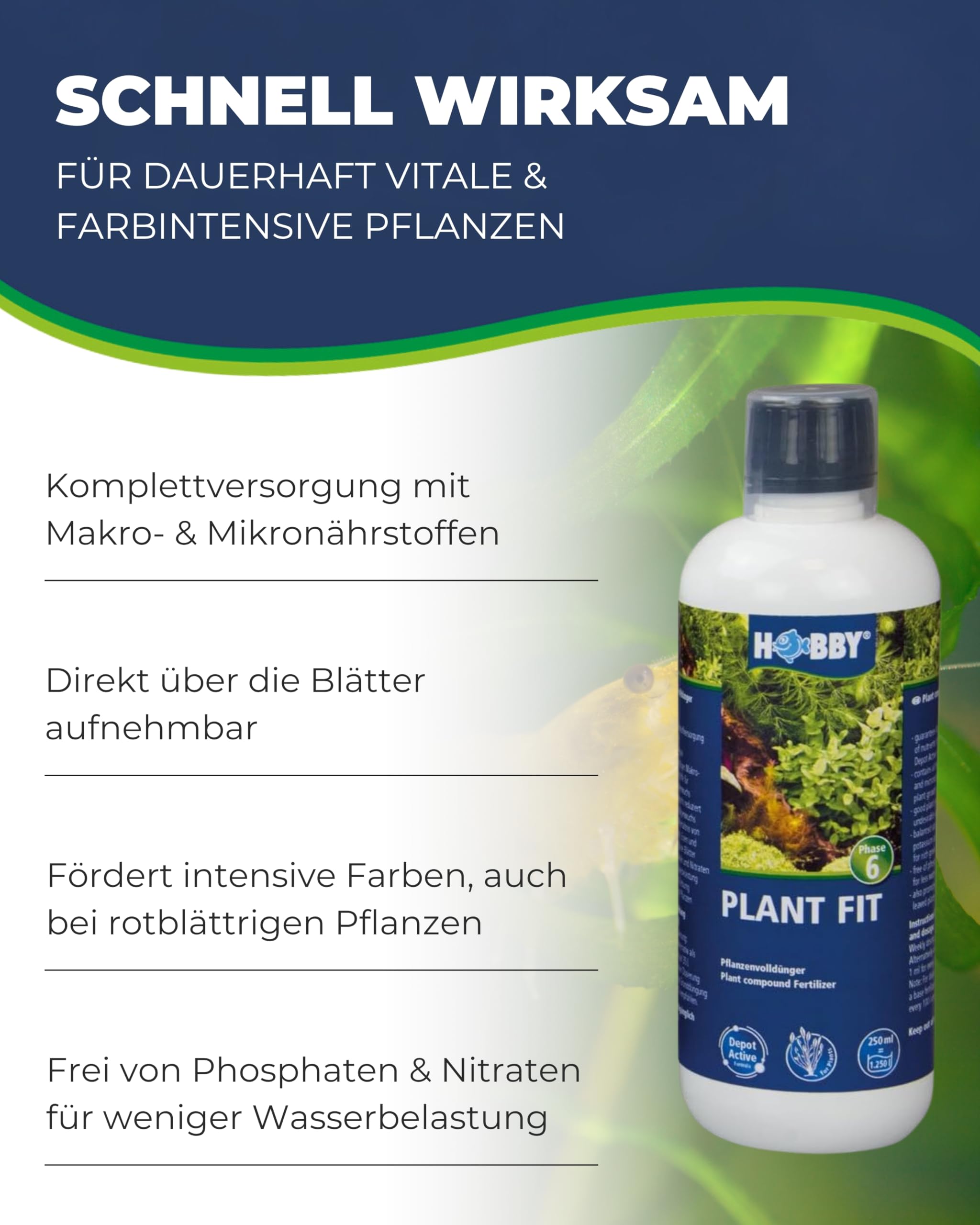 Hobby Plant Fit I Volldünger 250 ml nitratfrei