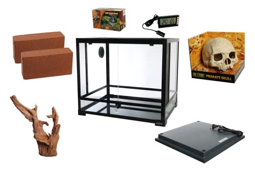 M&S Reptilien Komplettset Vogelspinne Terrarium 60x45x45 RK0107