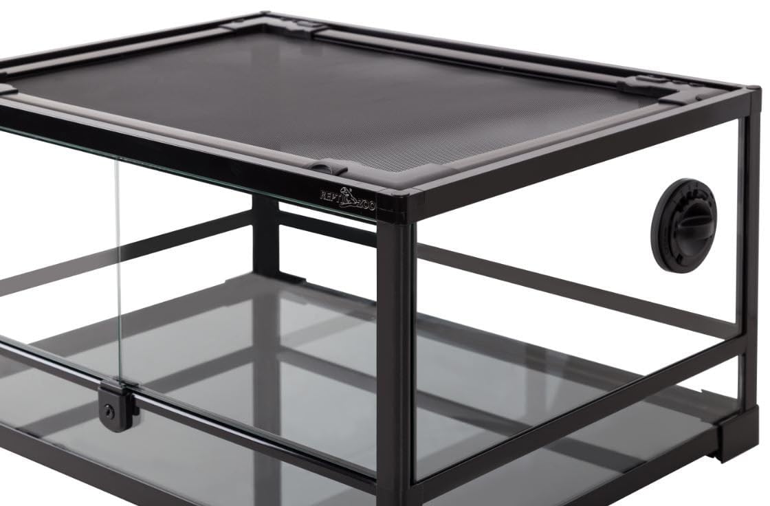 ReptiZoo RK0117 Glas-Terrarium 60x45x32 cm Schwenktür