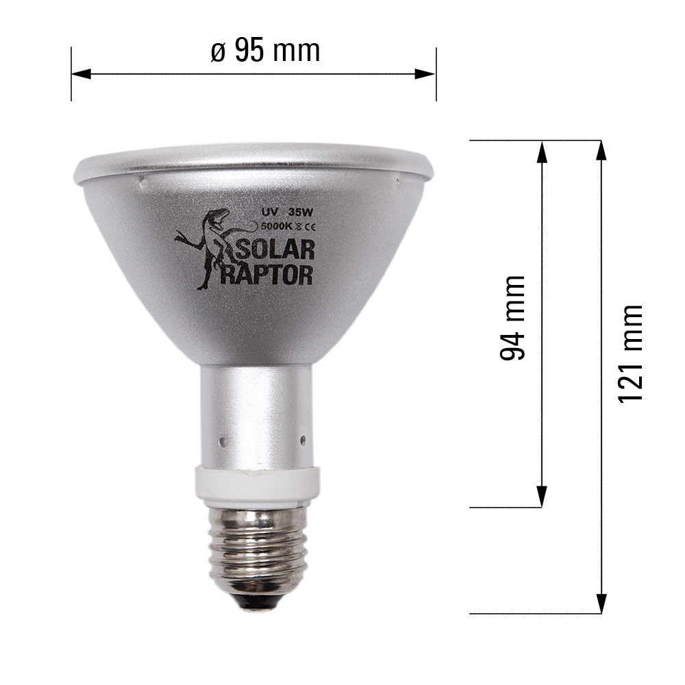Econlux Solar Raptor BirdLamp HID 35W PAR30 Flood Vogel