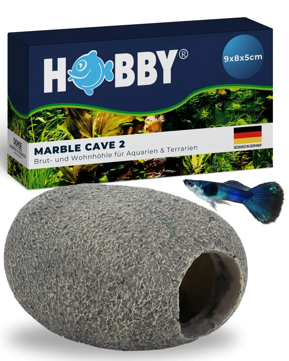 Hobby Marble Cave 2 Aquariumhöhle 8,5x9,5x8,5 cm Kunstharz