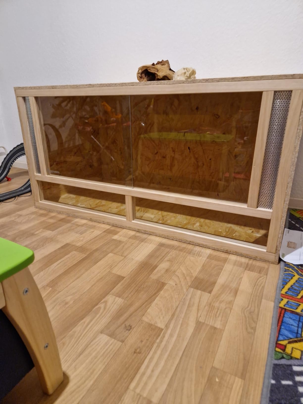 Repiterra Terrarium Frontbelüftung Holzterrarium 120x60x60 natürlich