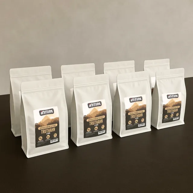 intipa CAT Truthahn und Huhn Trockenfutter 8x300 g Geflügel