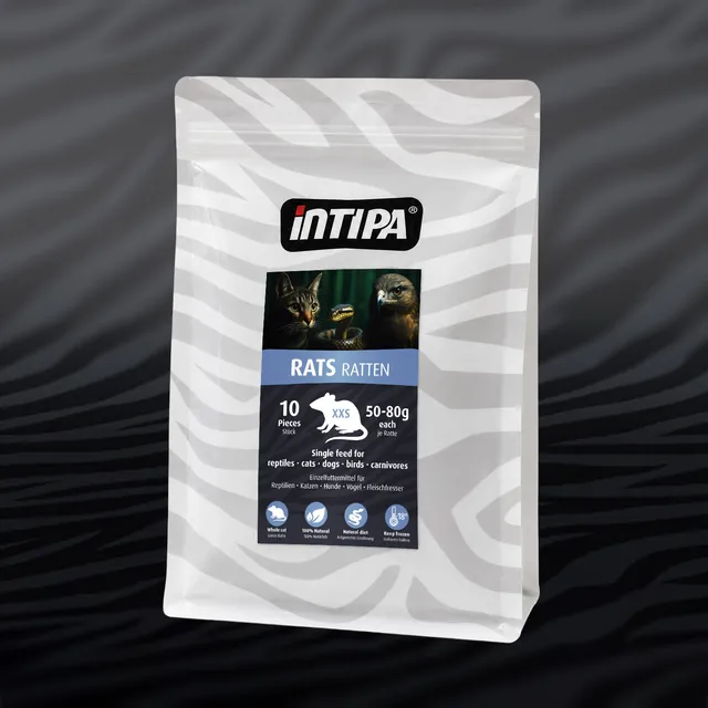 intipa Ratten XXS 50-80 g Frostfutter 10 Stück
