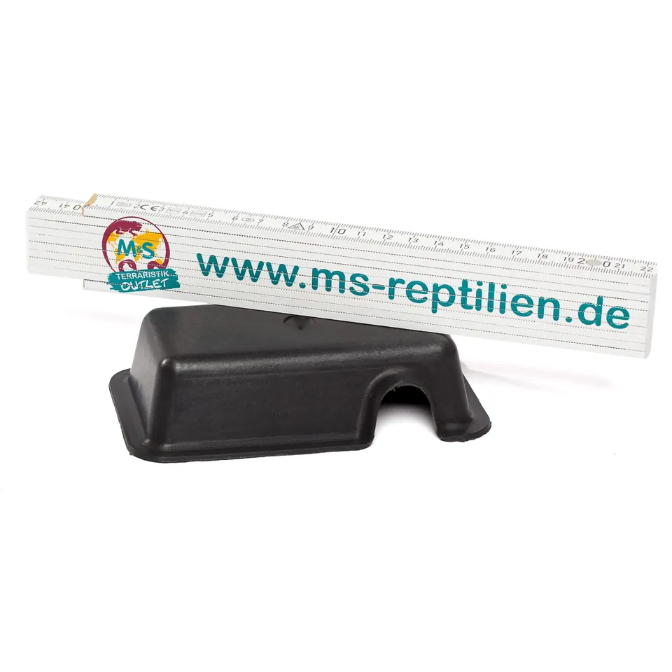 M&S Reptilien Hide Box Baby 12x6x3,5 cm Versteckhöhle Kunststoff