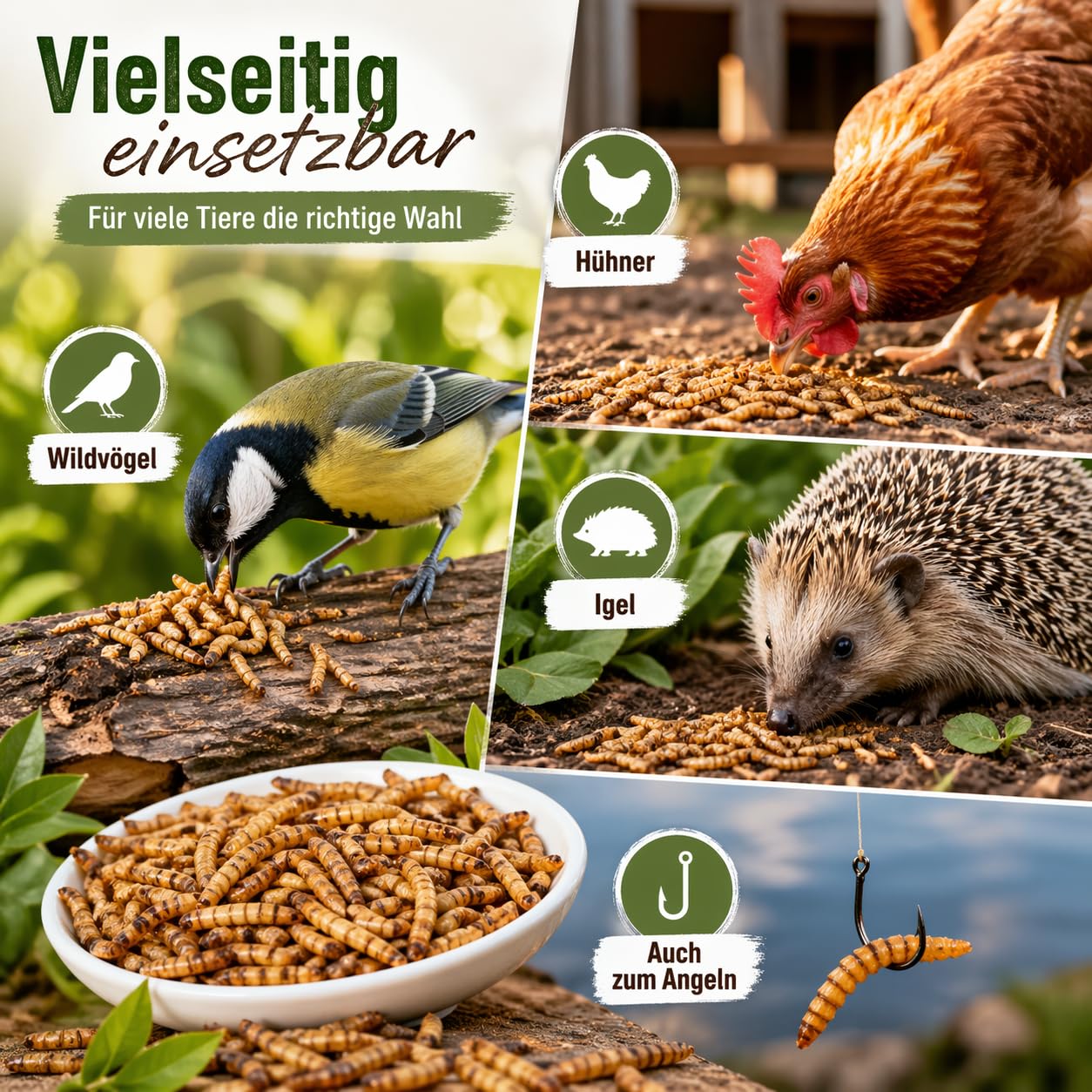 Terrabest Feeders & More Mehlwürmer 520 ml proteinreich