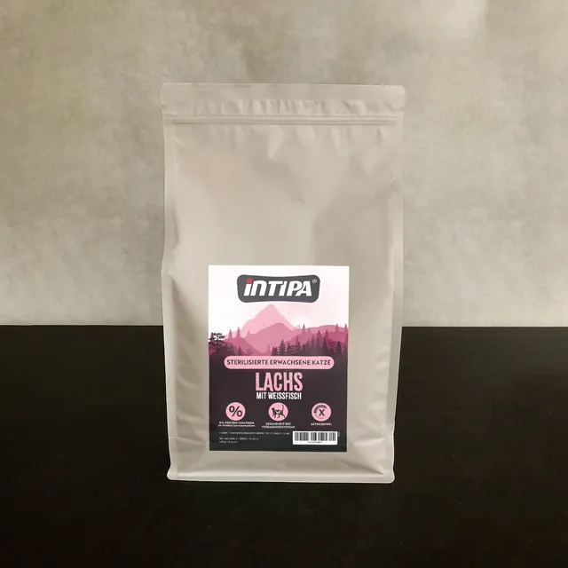 intipa CAT Lachs mit Weißfisch Trockenfutter 1,5 kg Fisch