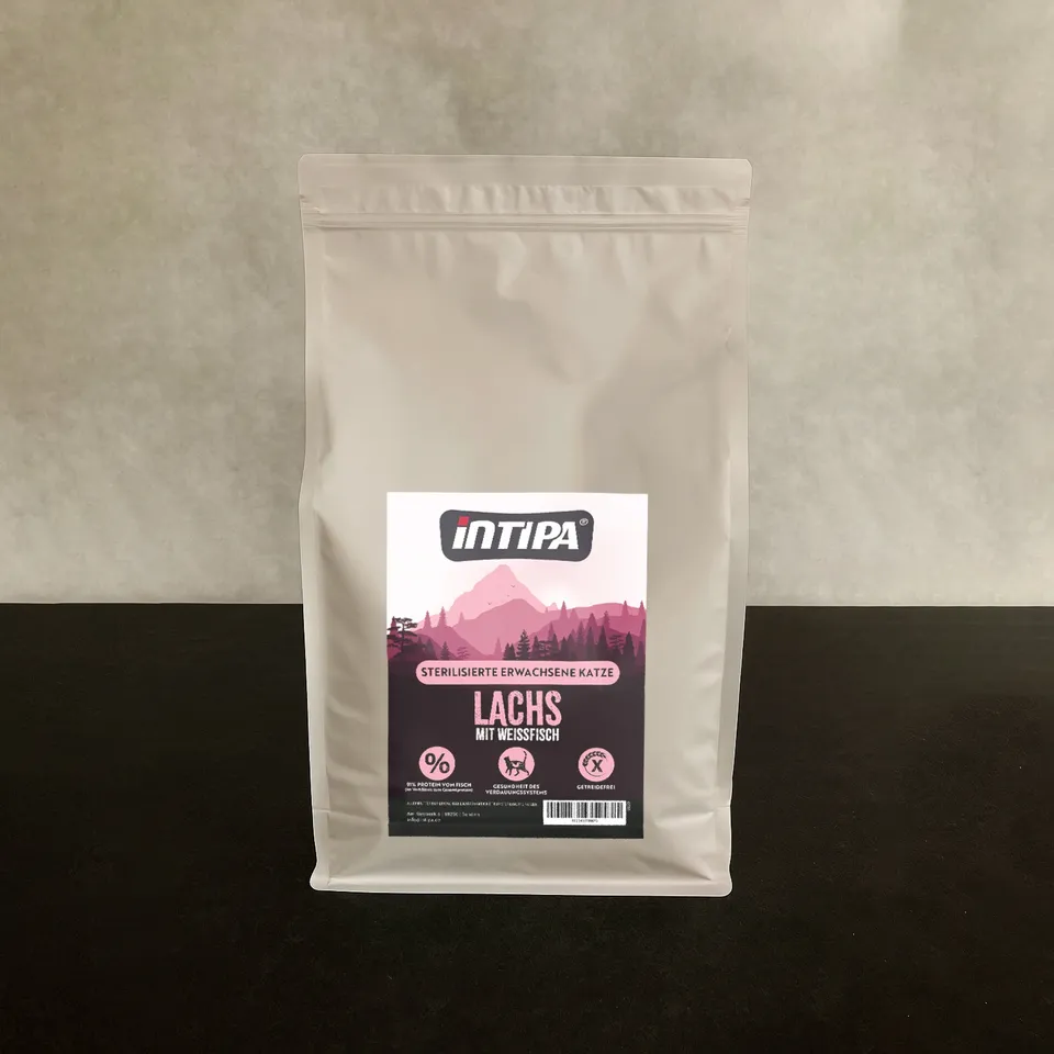 intipa CAT Lachs mit Weißfisch Trockenfutter 1,5 kg Fisch