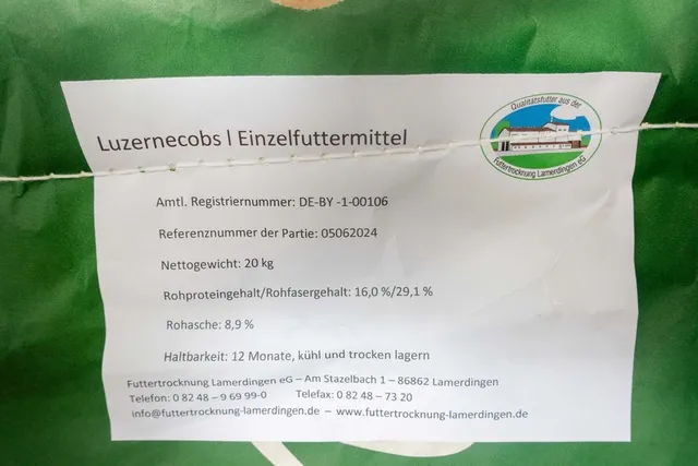 Wildlife Luzernepellet 18% Rohprotein Tierfutter 20 kg 4 mm