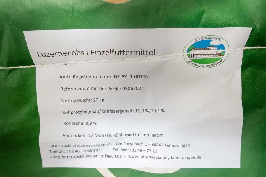 Wildlife Luzernepellet 18% Rohprotein Tierfutter 20 kg 4 mm